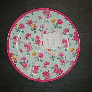 Laura Ashley set of 4 plastic plates